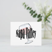 Napa Valley Wein Postkarte (Stehend Vorderseite)