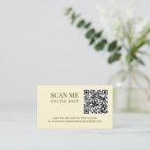 Napa Valley Weingut Wasserfarbe QR-Code  Begleitkarte (Stehend Vorderseite)