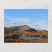 Napa Valley Weinland im Herbst Postkarte (Vorderseite)