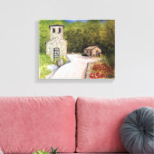 NAPA VALLEY WINERY WATERCOLOR LEINWANDDRUCK (Insitu (Wohnzimmer))