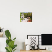 NAPA VALLEY WINERY WATERCOLOR POSTER (Heimbüro)