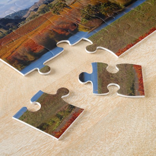 Napa- Valleywein-Land im Fall Puzzle (Seite)