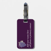 Napa- Valleyweinberg-Gepäckanhänger Gepäckanhänger (Rückseite vertikal)