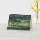 Napa Weinberg Karte (Gelbe Blume)