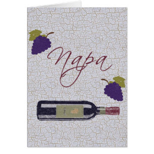 Napa-Weinflasche im Vintage-Stil