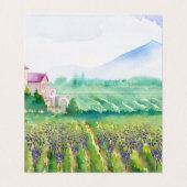 Napa Weinkeller Bachelorette | Name Platzkarte Visitenkarten (Innenseite Aufgefaltet)