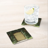 Napa Weinkeller Gelbe Tür Rechteckiger Pappuntersetzer (Vor Ort)