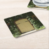 Napa Weinkeller Gelbe Tür Rechteckiger Pappuntersetzer (angewinkelt)