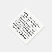 Napa Wine Country Napkins Serviette (Ecke)