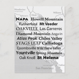 Napa Wine Country Postkarte