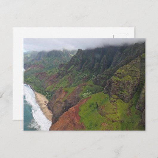 Na'Pali Coast - Kauai, Hawaii Postcard Postkarte (Vorne/Hinten)