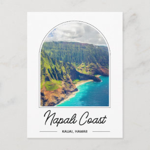 Napali Coast Kauai Hawaii Postcard Postkarte