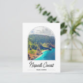 Napali Coast Kauai Hawaii Postcard Postkarte (Stehend Vorderseite)
