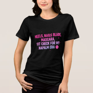 Napalm-Ära-Fit-Check - Grunge-Glamour-Ästhetik-T-S Tri-Blend Shirt