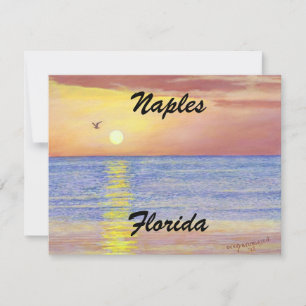 NAPEL, FLORIDA FLACHKARTE