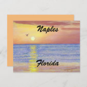 NAPEL, FLORIDA FLACHKARTE (Vorne/Hinten)