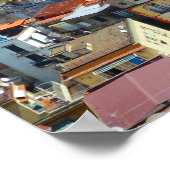 NAPEL / NAPOLI, ITALIEN - FARBHAFTES STADTKOPF POSTER (Ecke)