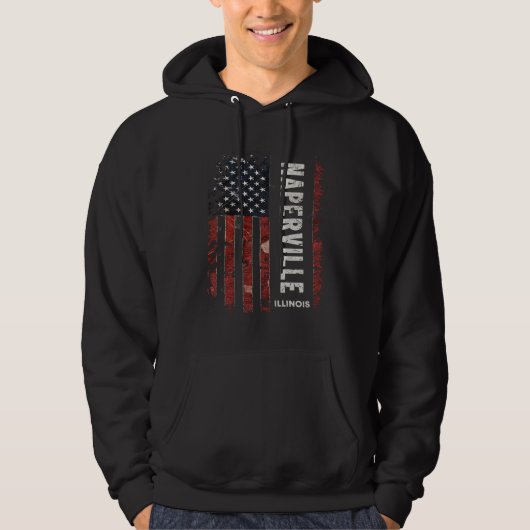 Naperville Illinois Hoodie (Vorderseite)