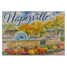 Naperville Illinois Löwenzahn Springbrunnen Riverw