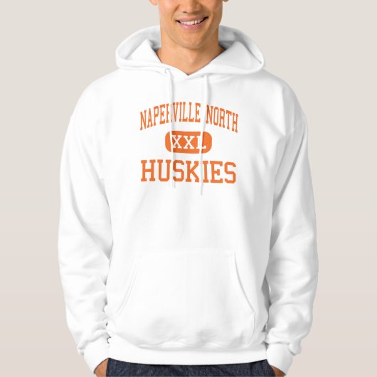 Naperville-Nord- Huskies - hohes - Naperville Hoodie (Vorderseite)