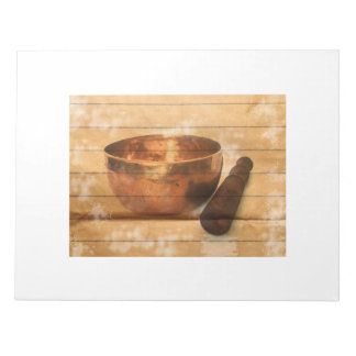 Napf Tibetaner, singing, bowl Notizblock