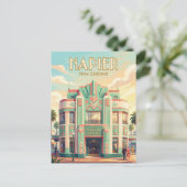 Napier Art déco Neuseeland Postkarte (Stehend Vorderseite)