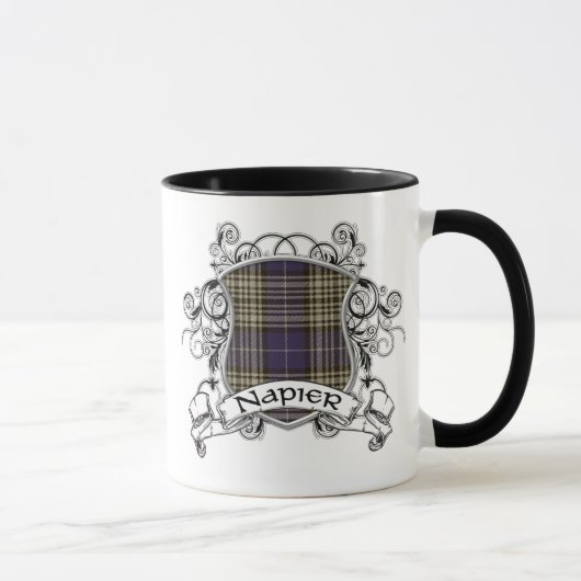Napiertartan-Schild Tasse (Rechts)