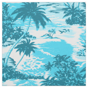 Napili Bay Hawaiian Island Scenic Aloha Druck Stoff