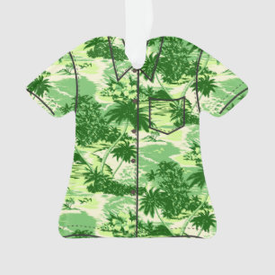 Napili Bay Hawaiian Island Scenic Aloha-Shirt Ornament