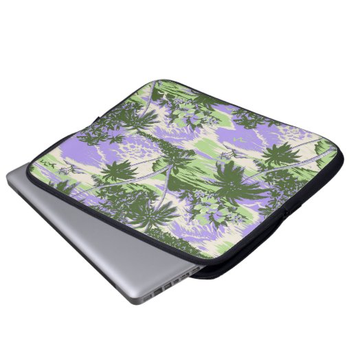 Napili Bay Hawaiian Neoprene Wetsuit Laptopschutzhülle (Vorne Knopf)