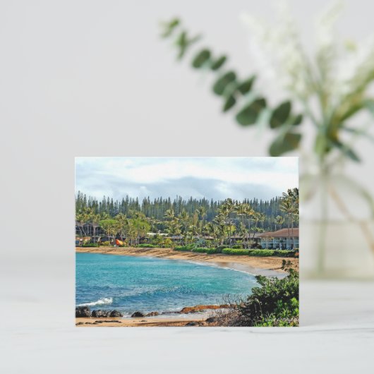 Napili Bay Postkarte (Stehend Vorderseite)