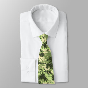 Napili Bay Tropical Hawaiian Neckars Krawatte