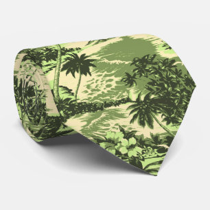 Napili Bay Tropical Hawaiian Neckars Krawatte