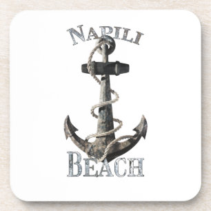 Napili Beach Hawaii Vacation Nautical Anchor Getränkeuntersetzer