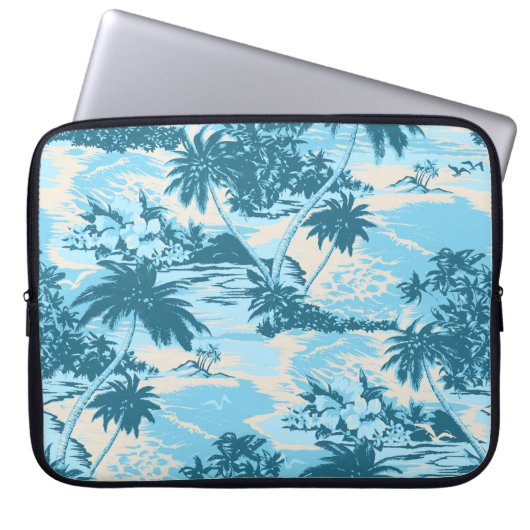 Napili Bucht-hawaiischer NeoprenWetsuit Laptopschutzhülle (Vorderseite)