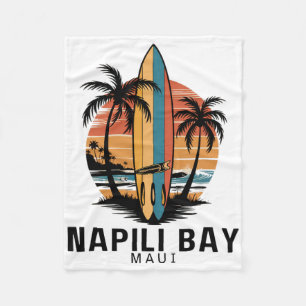Napili Y Maui Surfen Surfer Fleecedecke