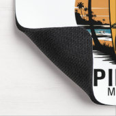 Napili Y Maui Surfen Surfer Mousepad (Ecke)