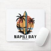 Napili Y Maui Surfen Surfer Mousepad (Mit Mouse)