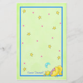 Naping Cat Stationery "Sweet Dreams" Briefpapier (Vorderseite)