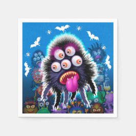 Napkin für Halloween-Party-Monster Serviette