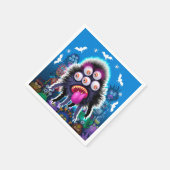 Napkin für Halloween-Party-Monster Serviette (Ecke)