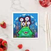 Napkin für Halloween-Party-Monster Serviette (Beispiel)