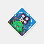 Napkin für Halloween-Party-Monster Serviette (Ecke)