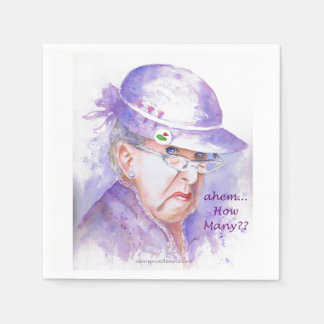 Napkin - Golf - Ahem Wie viele? Serviette