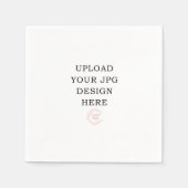 Napkin Hochladen Sie Ihr eigenes Design Serviette (Vorderseite)