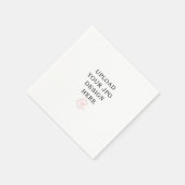 Napkin Hochladen Sie Ihr eigenes Design Serviette (Ecke)