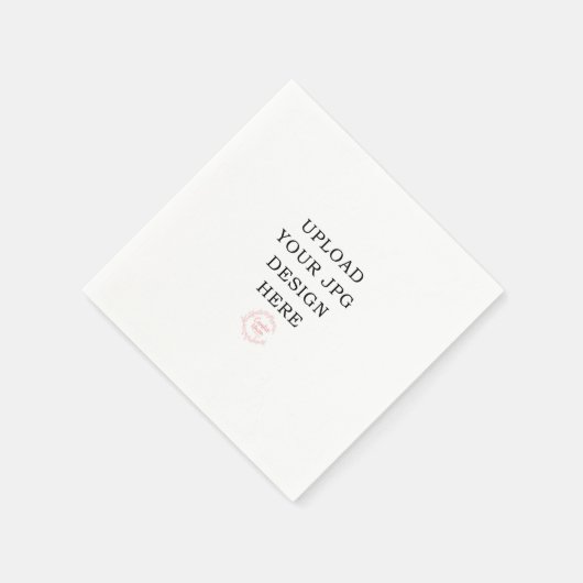Napkin Hochladen Sie Ihr eigenes Design Serviette (Ecke)
