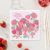 Napkin Lollipop Blume Serviette (Beispiel)