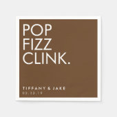 Napkin - Pop Fizz Clink Serviette (Vorderseite)
