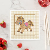 Napkin Toy Horse Serviette (Beispiel)